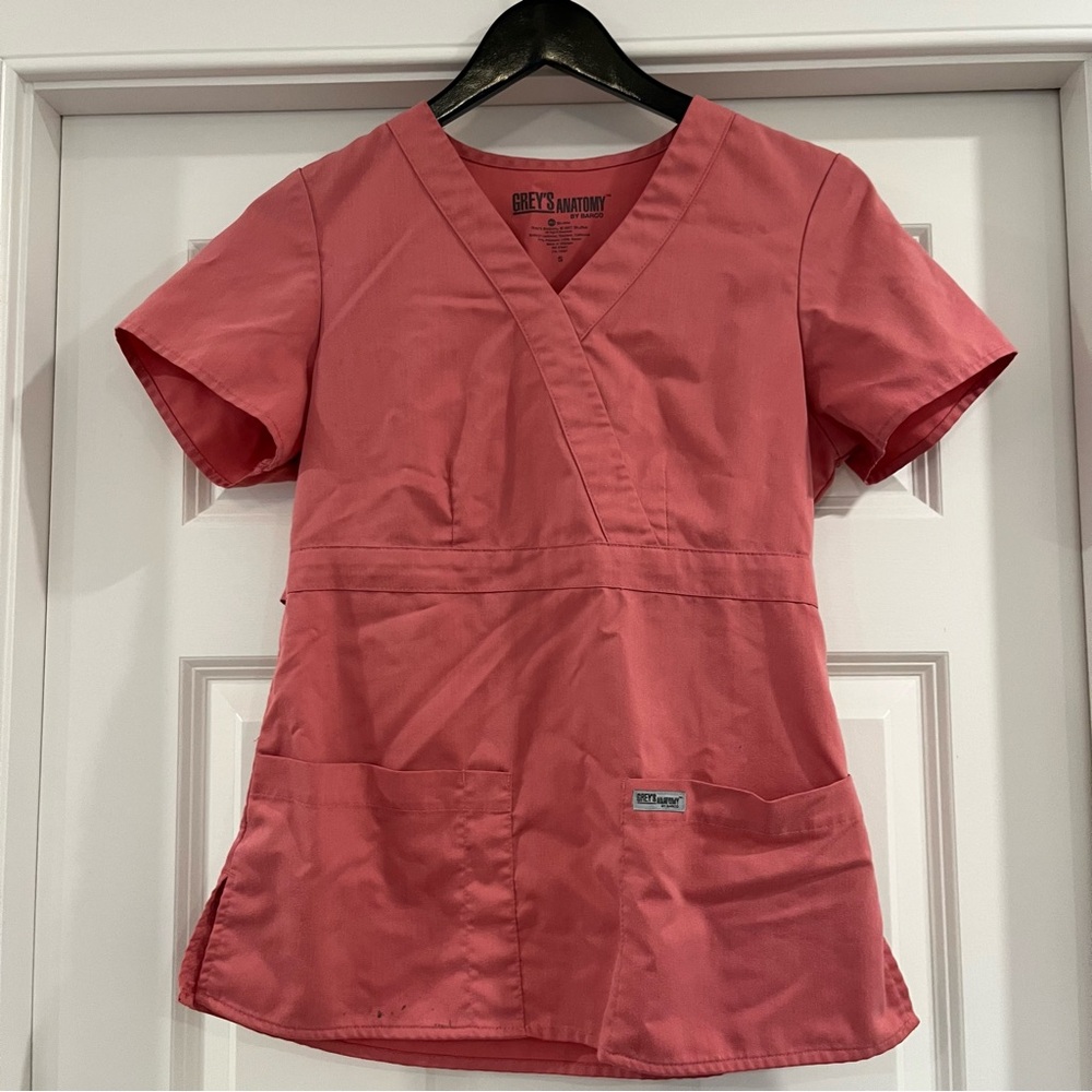 Grey's Anatomy Rose Scrub Top